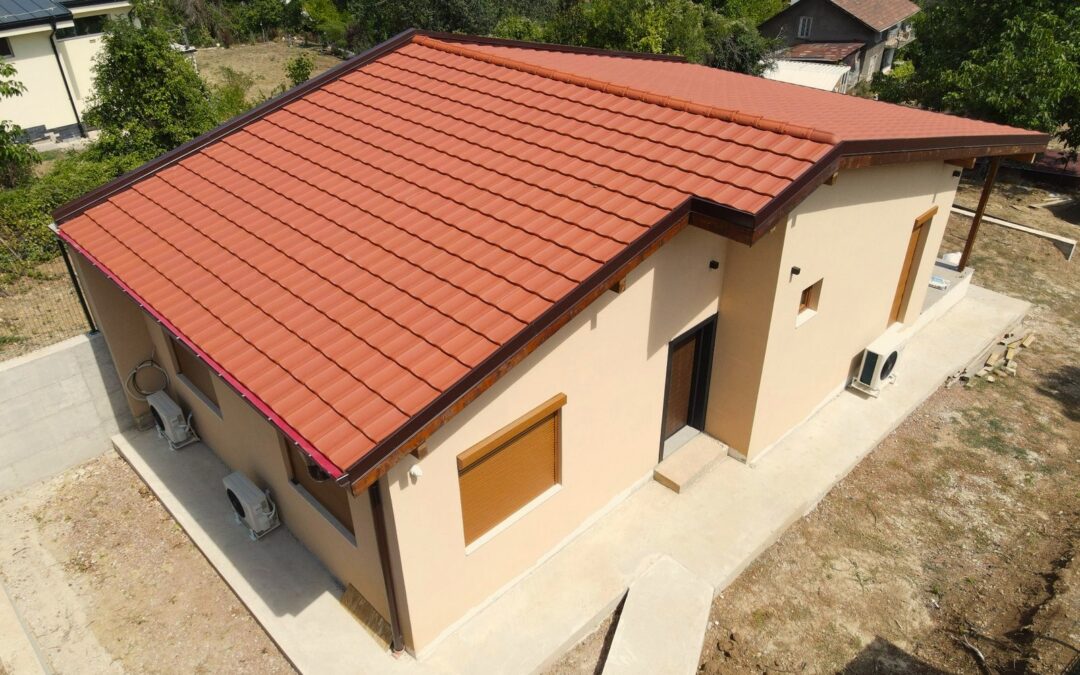 Построена едноетажна сглобяема къща „Хубав дом“ с РЗП 99 кв.м. в Желява